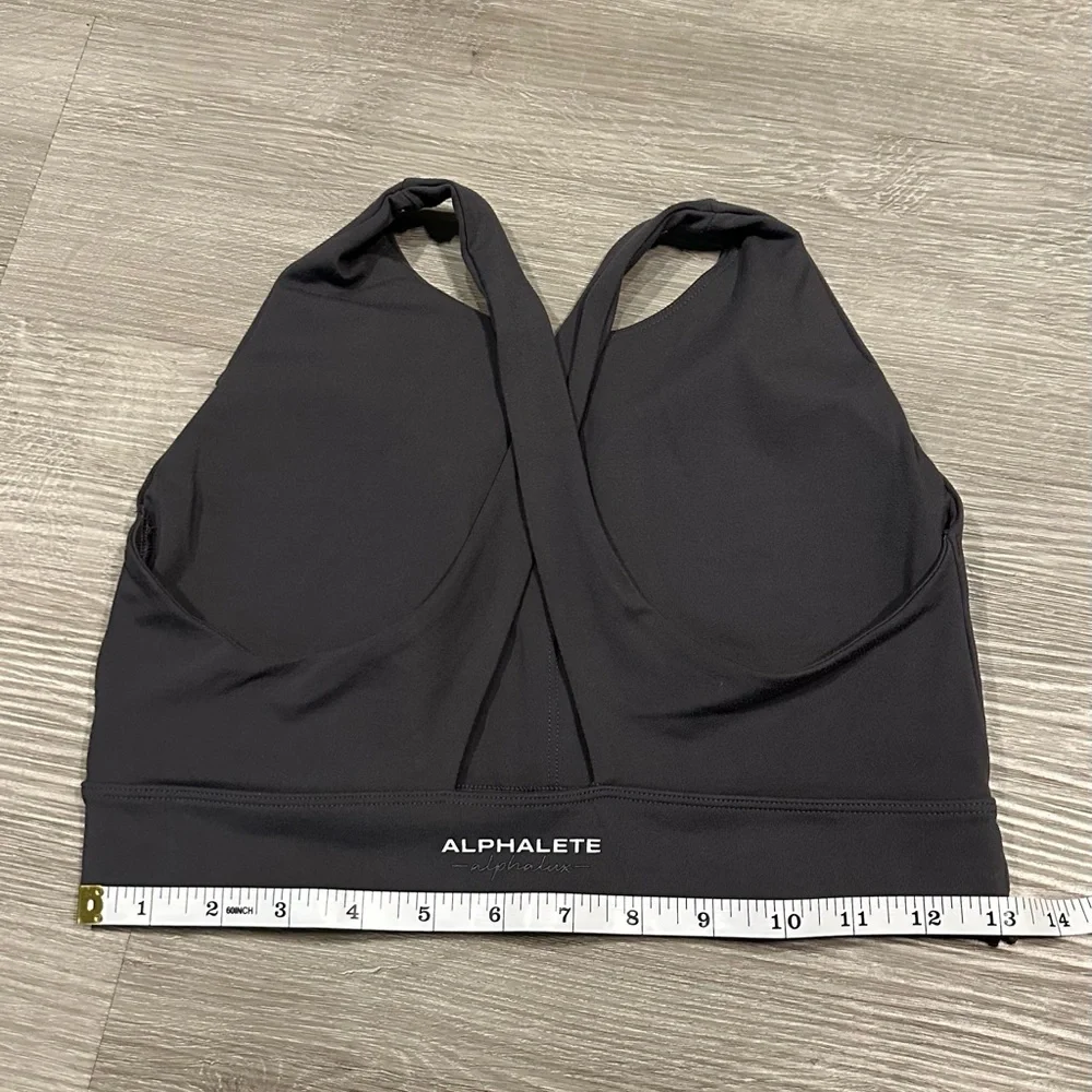 Alphalete Women's Dark Grey Sports Bra